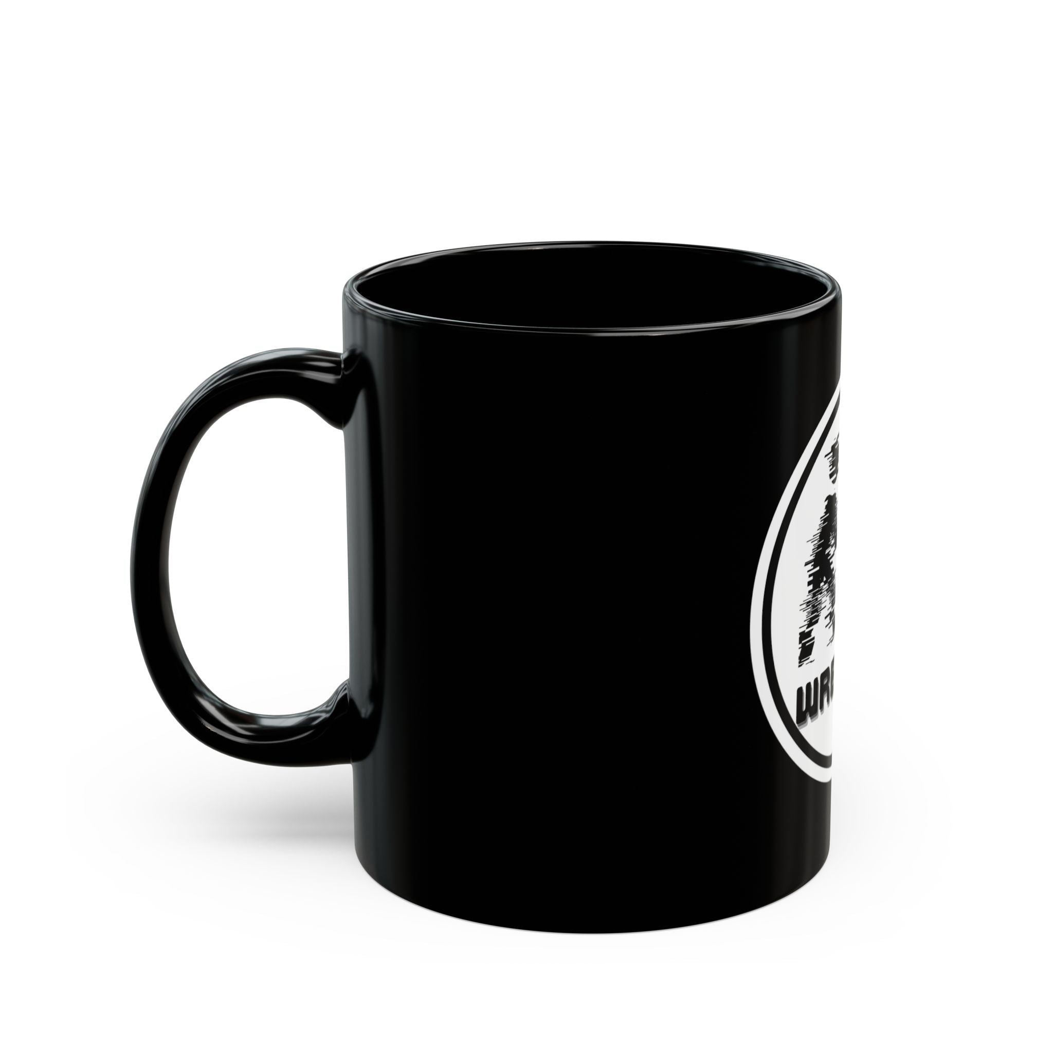 Wrestling Black Mug