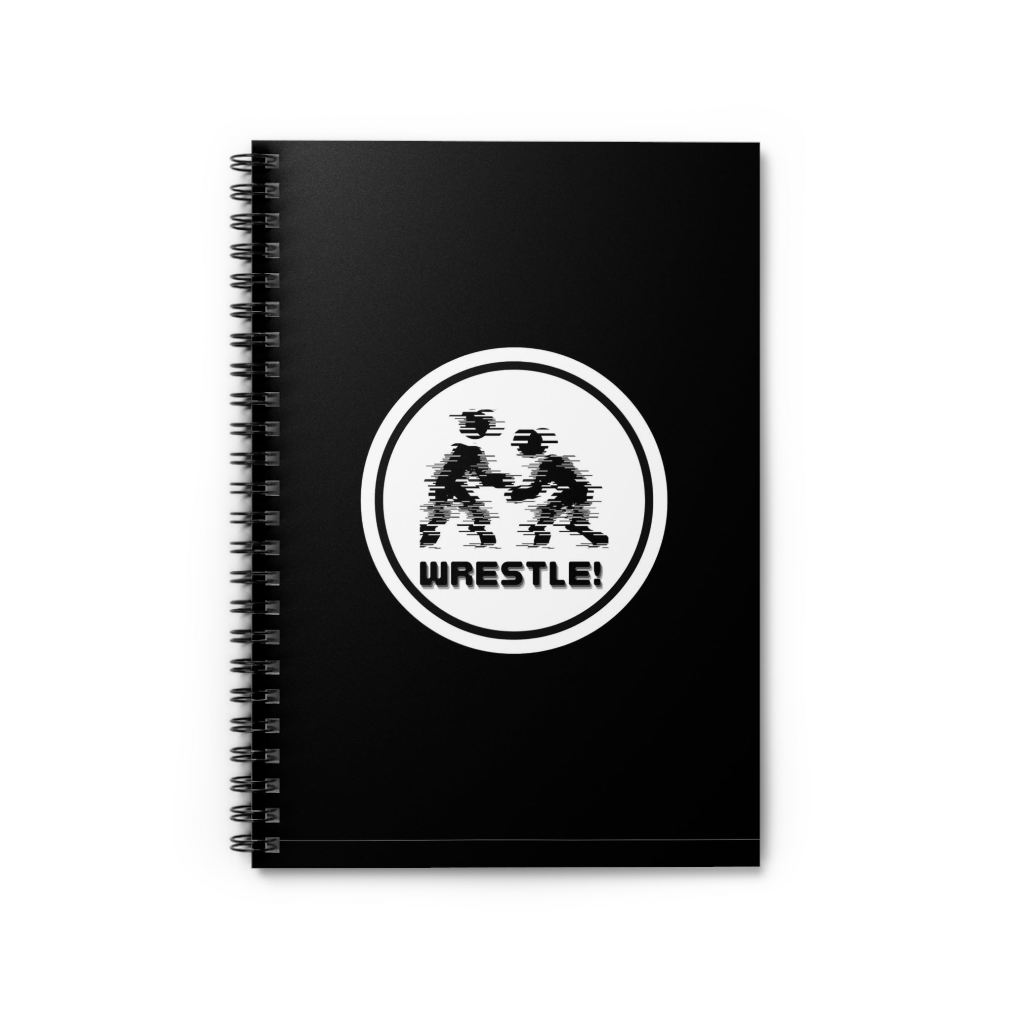 Wrestling Spiral Notebook - Ruled Line