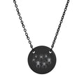 Engravable Round Disc Necklace — Personalized Circle Pendant Gift