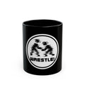 Wrestling Black Mug