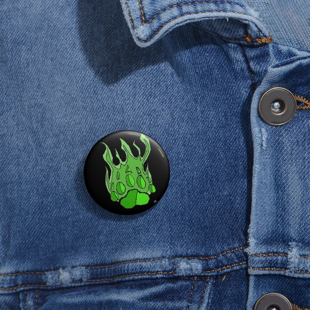 Beast Paw Custom Pin Buttons