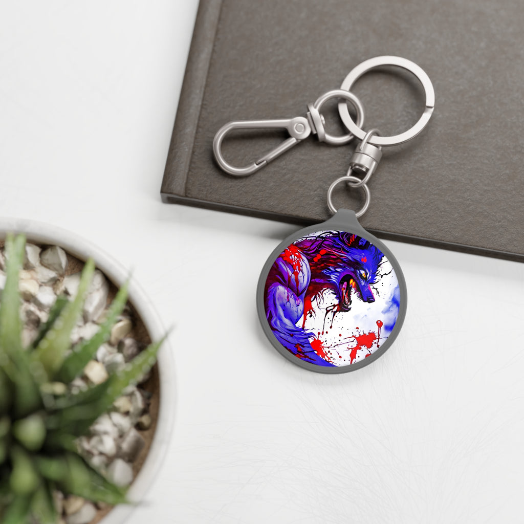 Wolf's Blood Keyring Tag