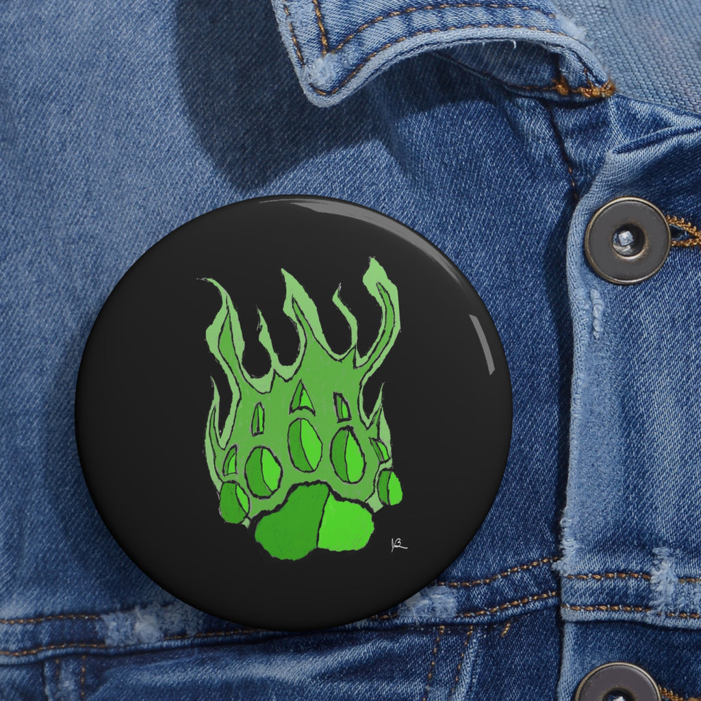 Beast Paw Custom Pin Buttons