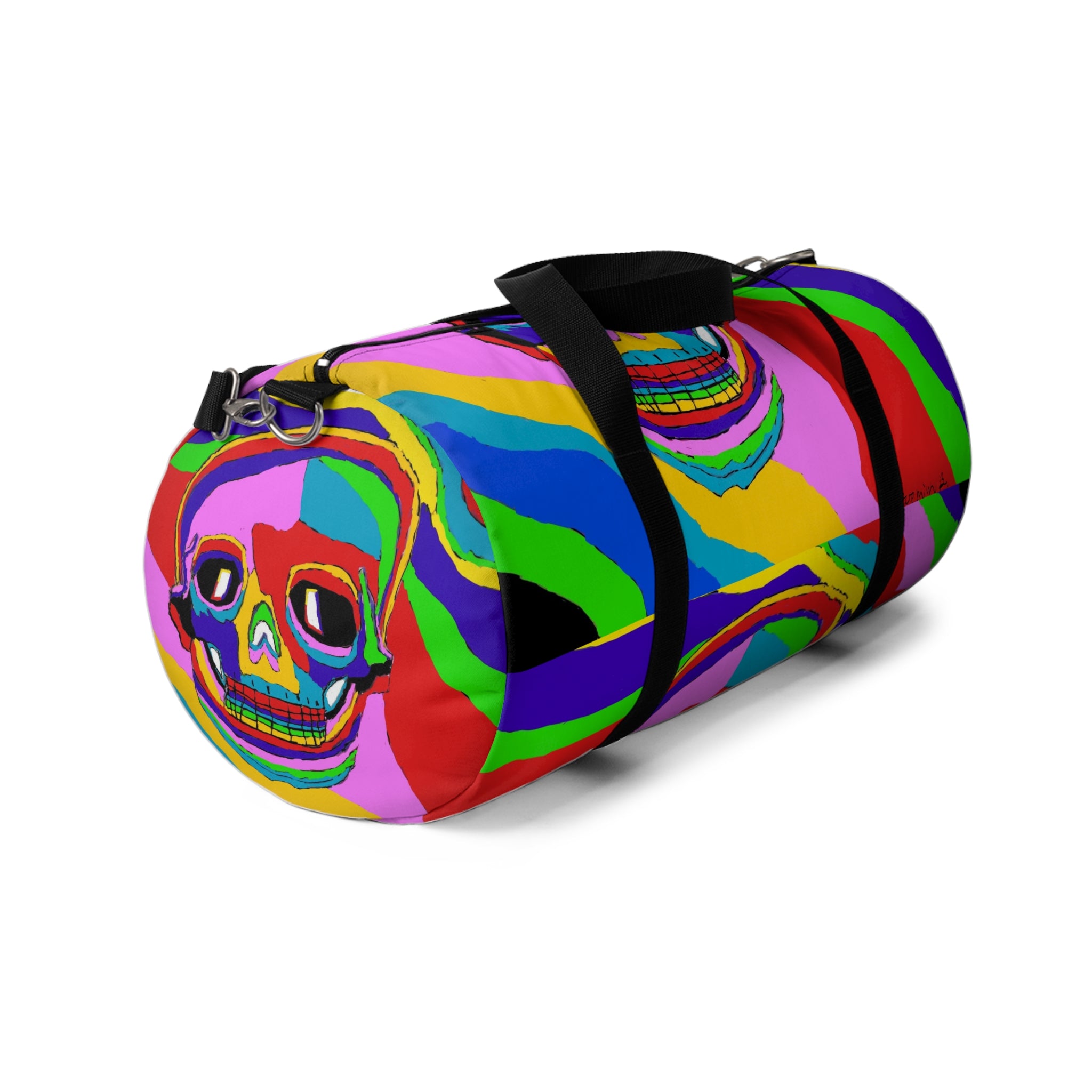 Skulls on a Trip Duffel Bag
