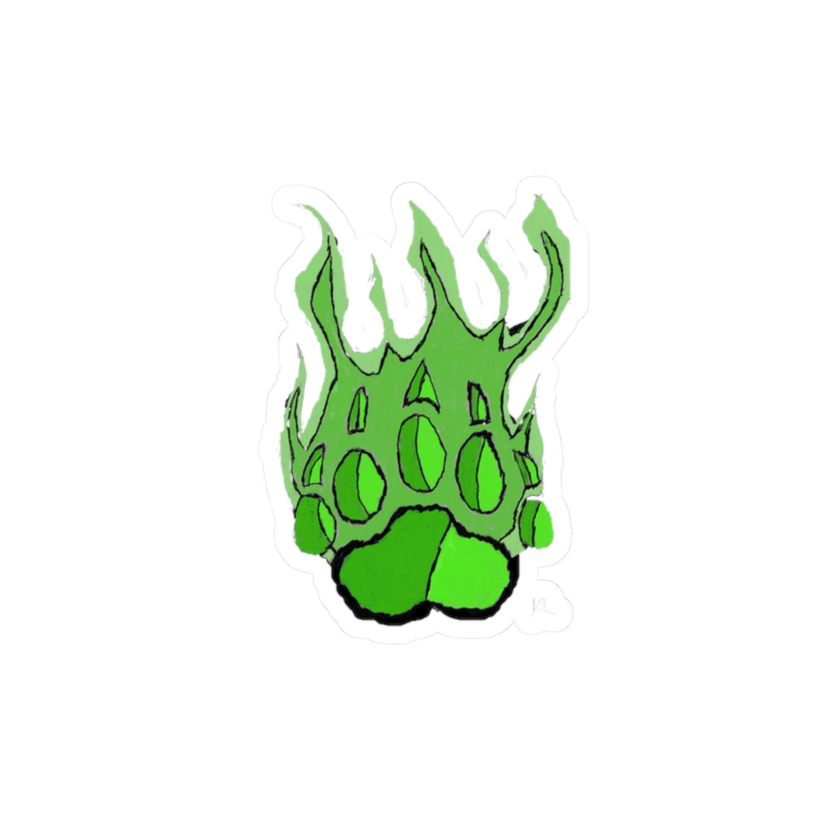 Beast Paw Kiss-Cut Stickers