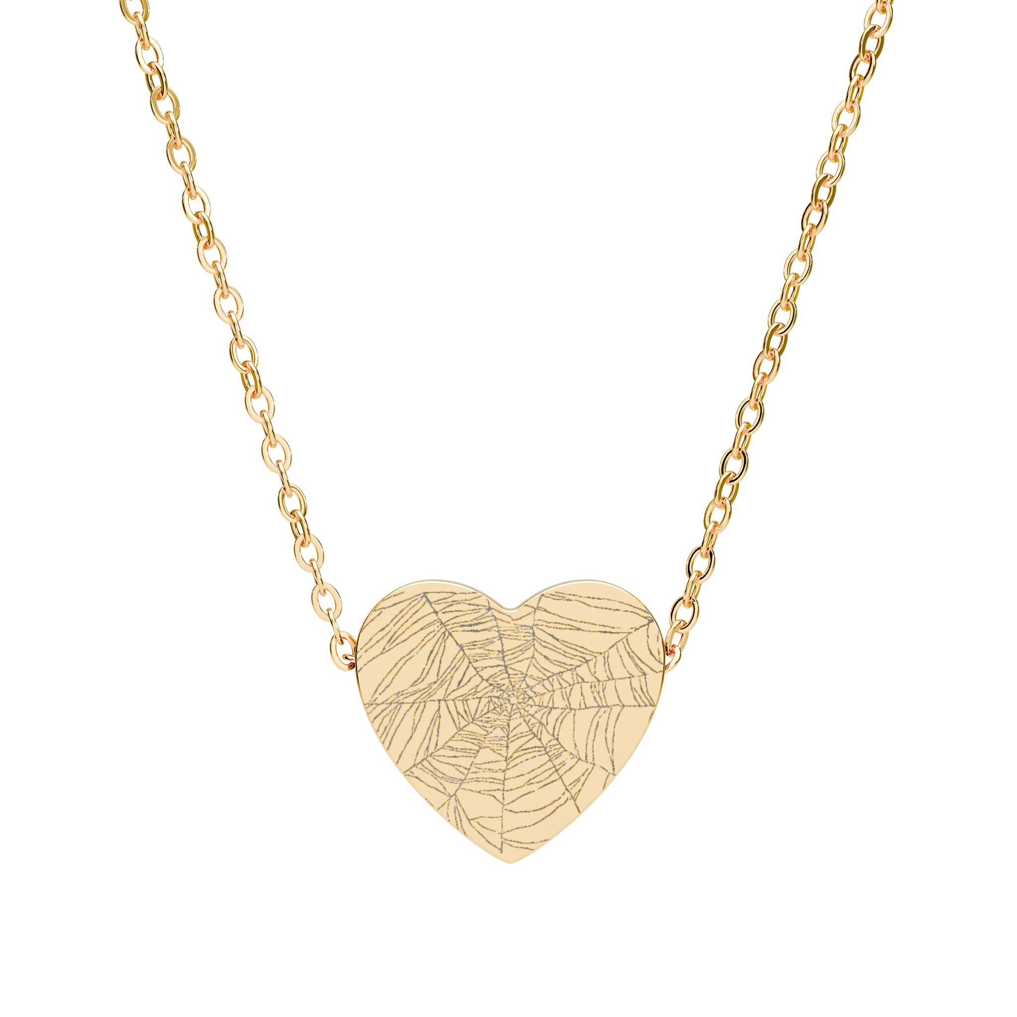 Engravable Heart Necklace — Personalized Sterling Silver or Black Pendant Gift