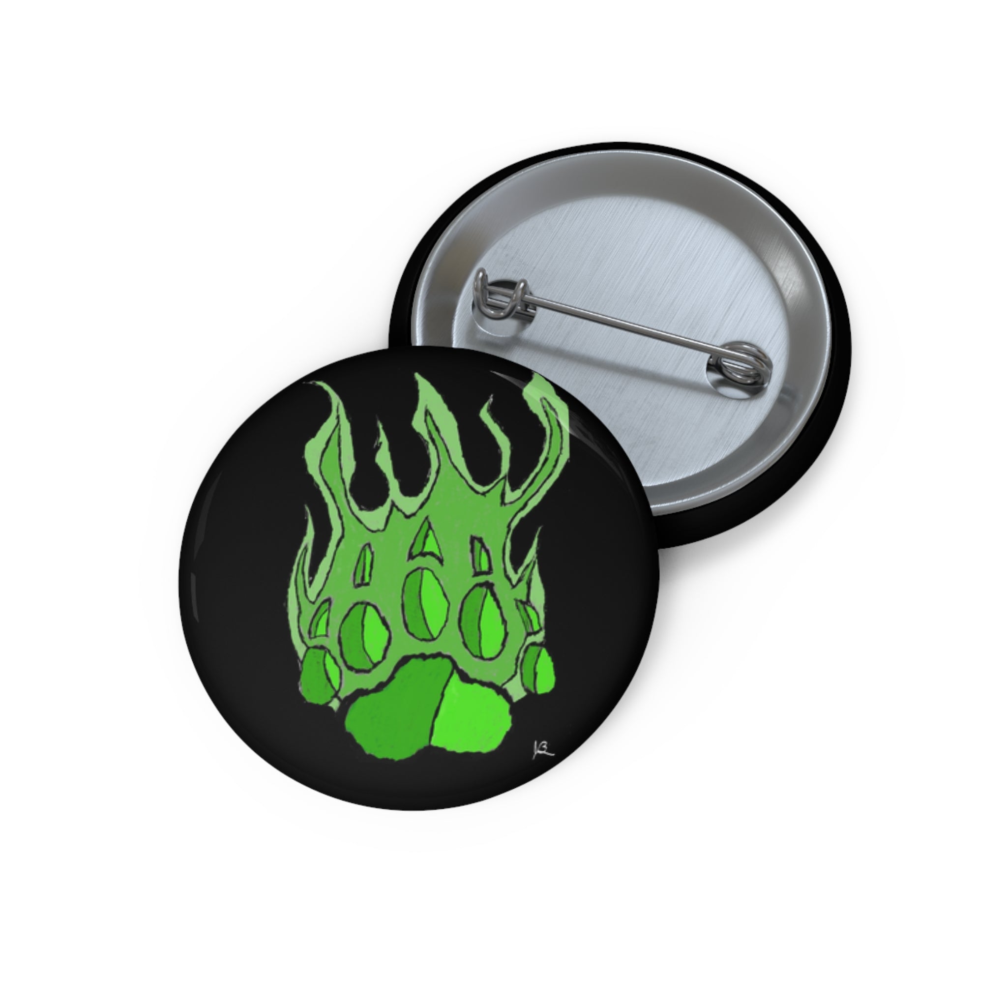Beast Paw Custom Pin Buttons