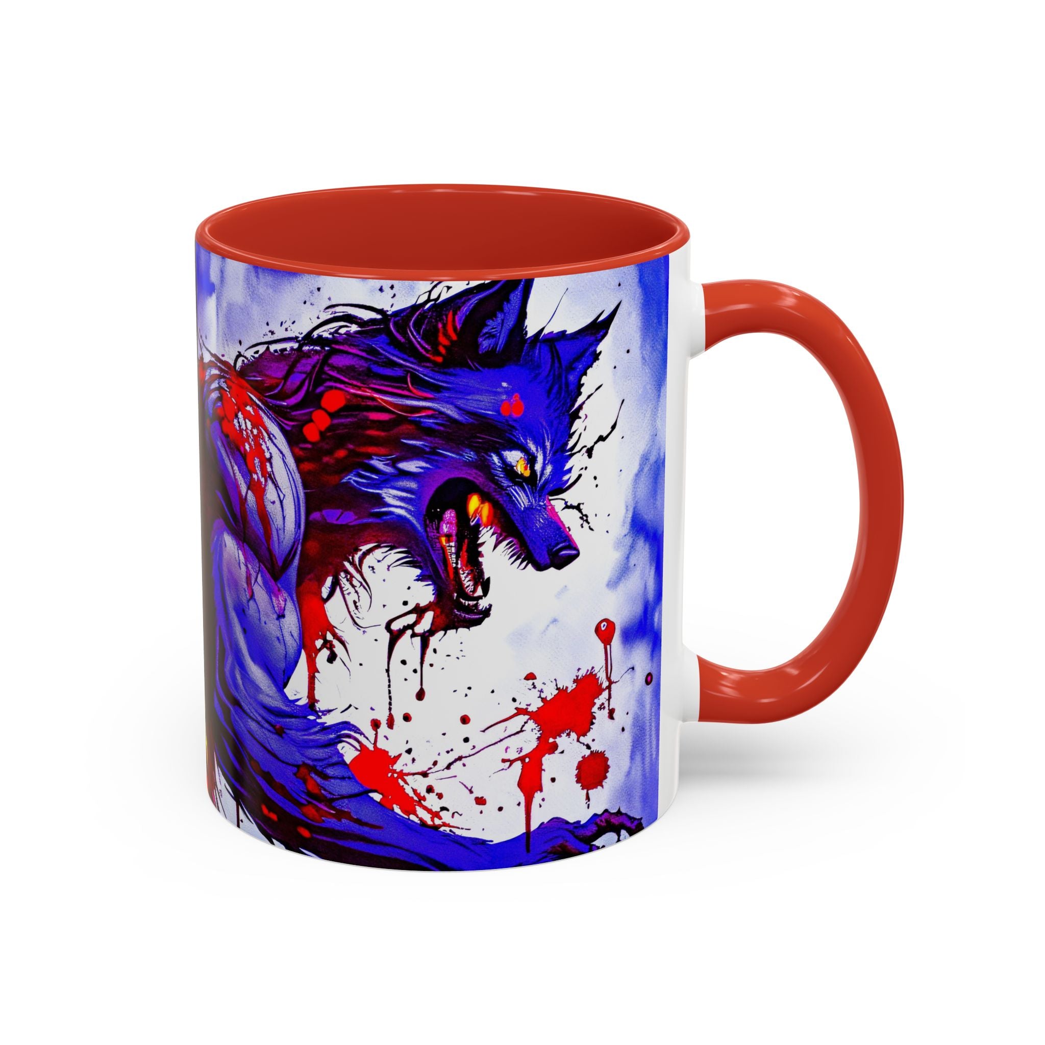 Wolf's Blood Accent Coffee Mug, 11oz