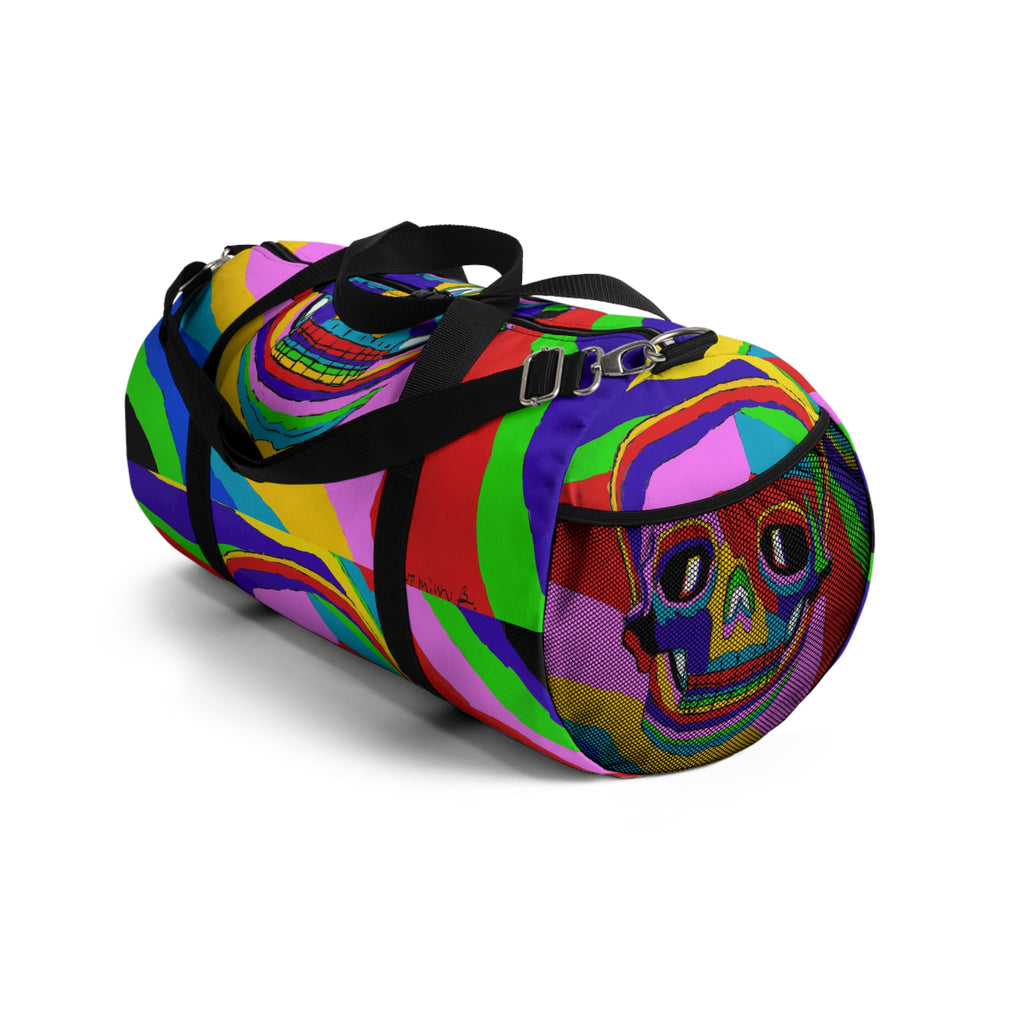 Skulls on a Trip Duffel Bag