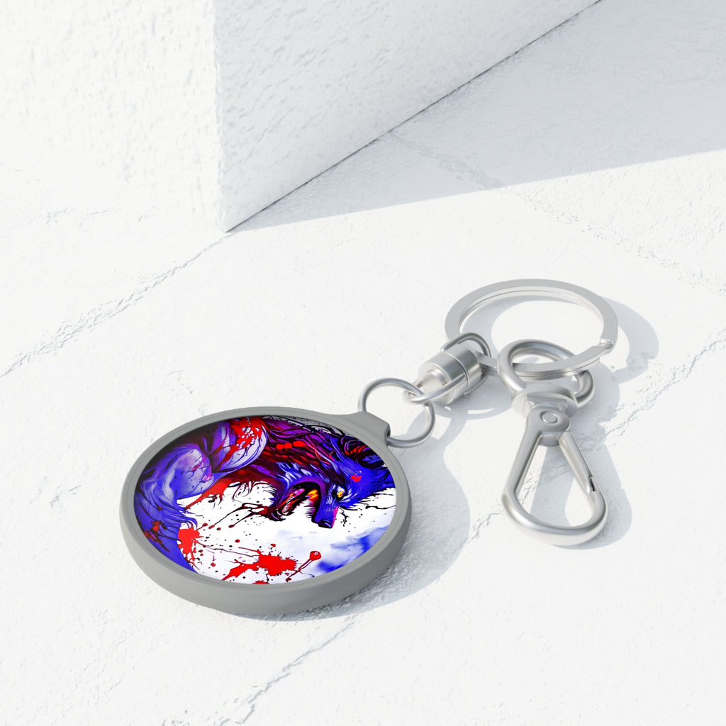 Wolf's Blood Keyring Tag