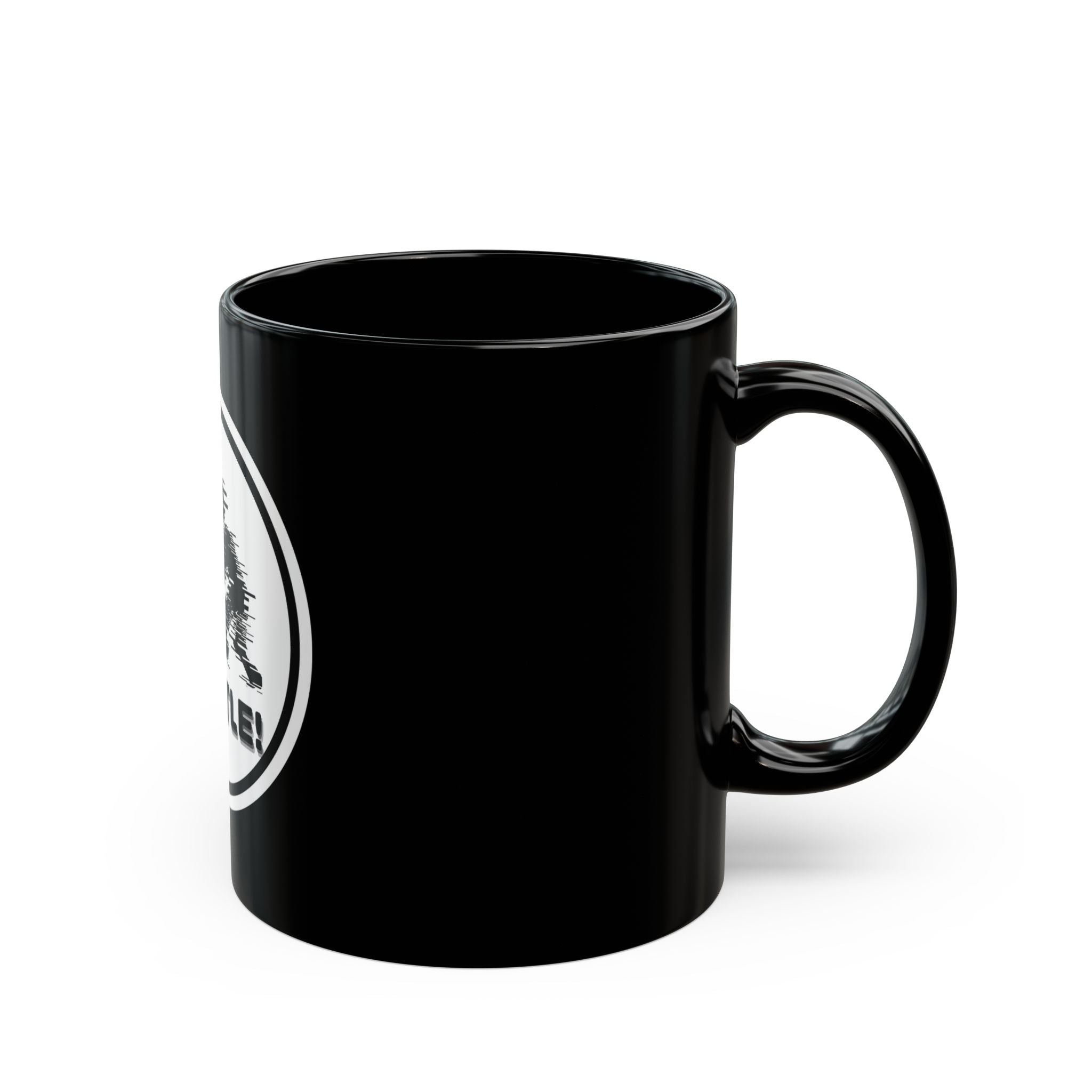 Wrestling Black Mug