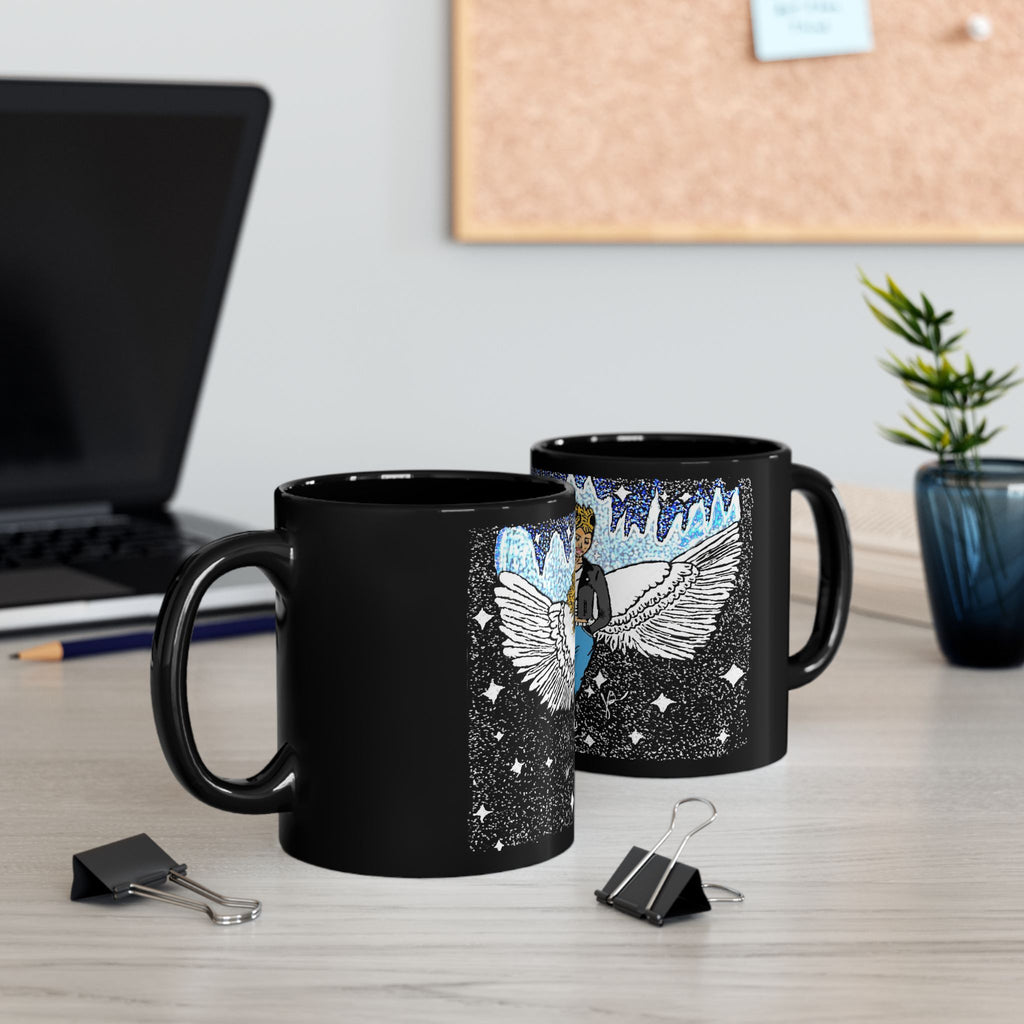 11oz Black Mug