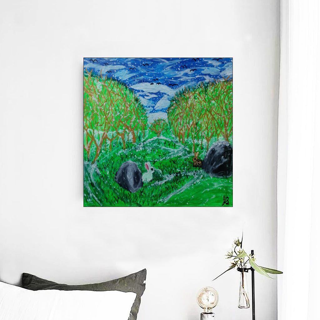 Framed Single Piece Mural | Square