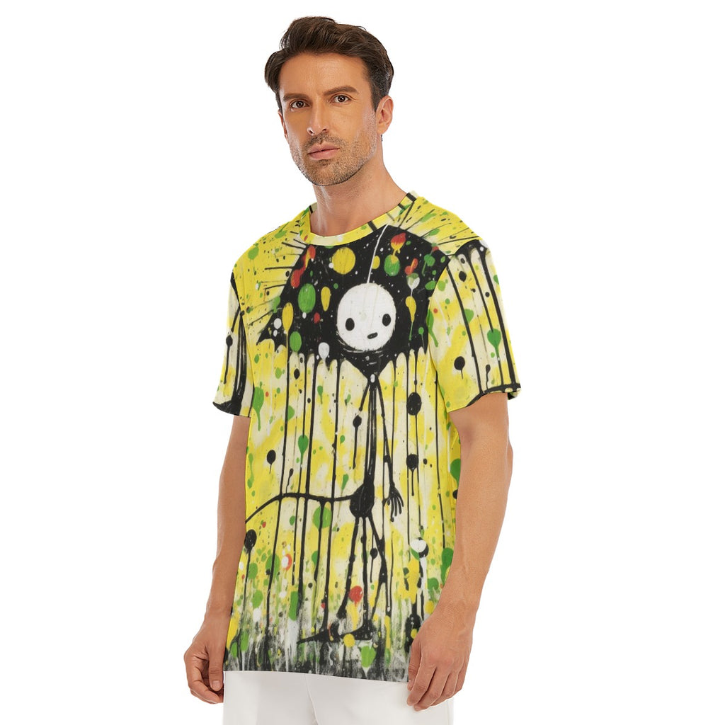 All-Over Print Men's O-Neck T-Shirt | 190GSM Cotton