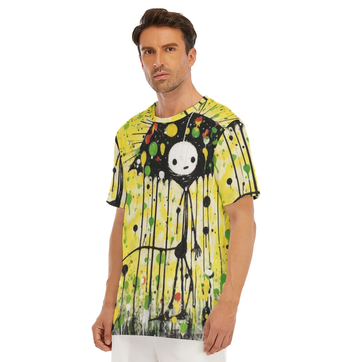 All-Over Print Men's O-Neck T-Shirt | 190GSM Cotton