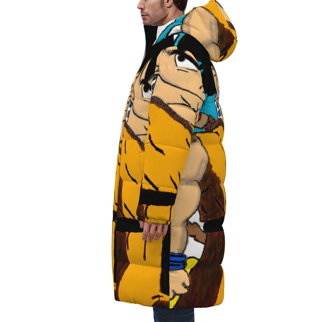 All-Over Print Unisex Long Down Jacket