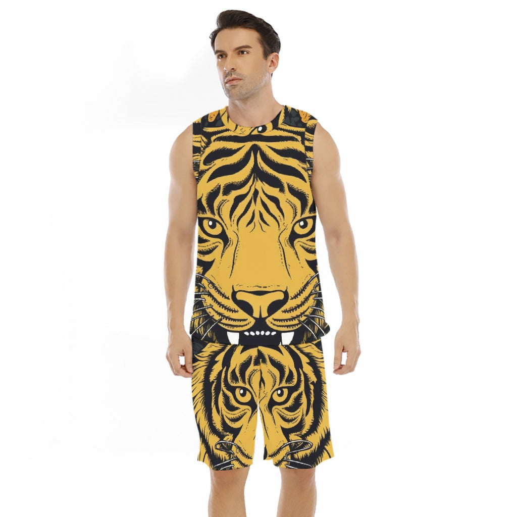 All-Over Print Men's Basketball Suit
