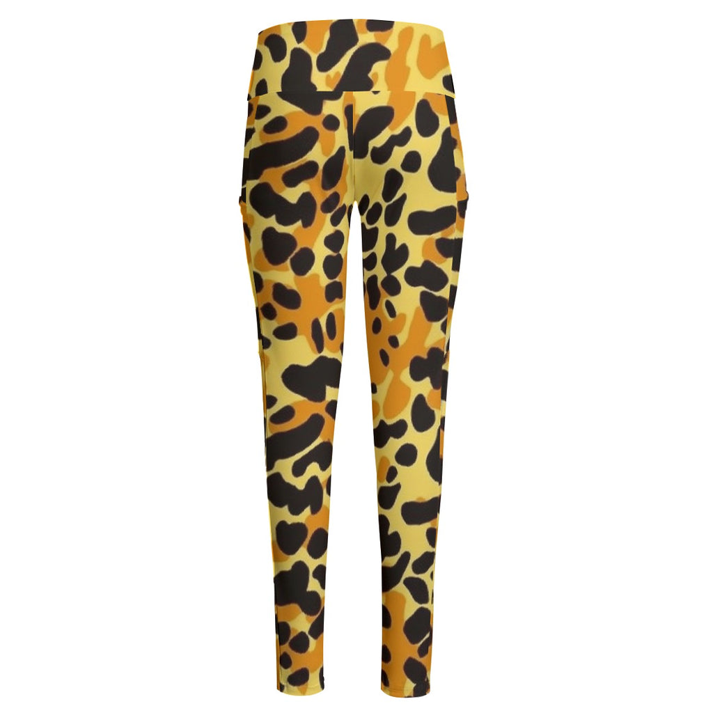 All-Over Print Women's High Waist Leggings With Side Pocket