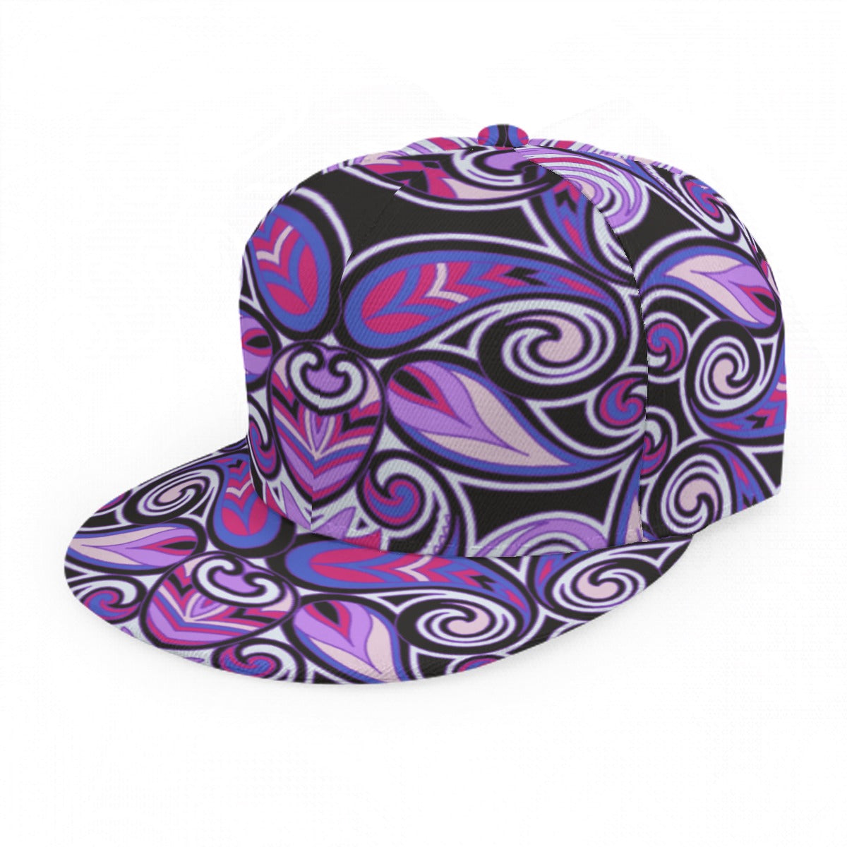 Baseball Cap With Flat Brim