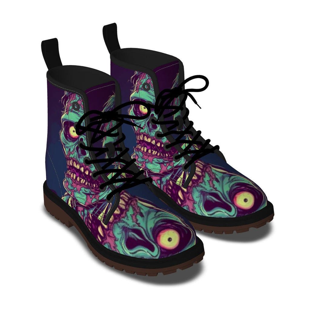 All-Over Print Men's Martin Short Boots