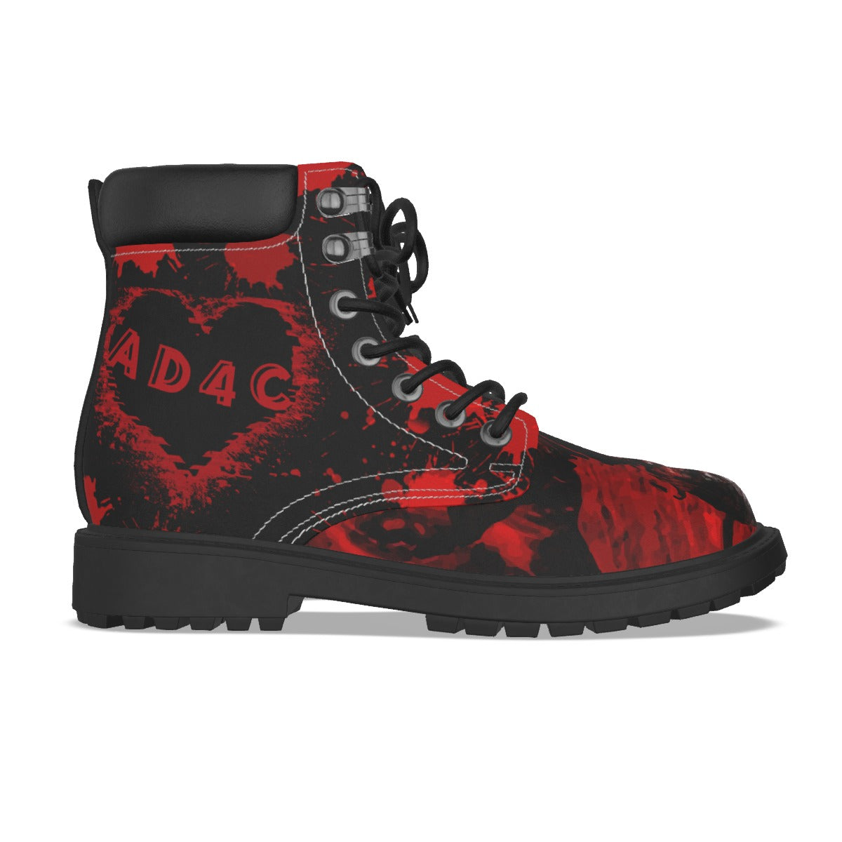 All-Over Print Men's Short Boots