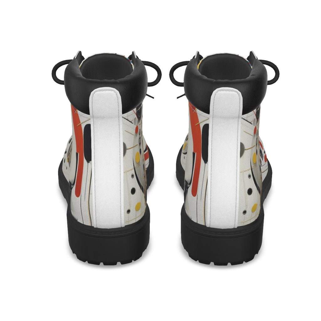 All-Over Print Men's Short Boots