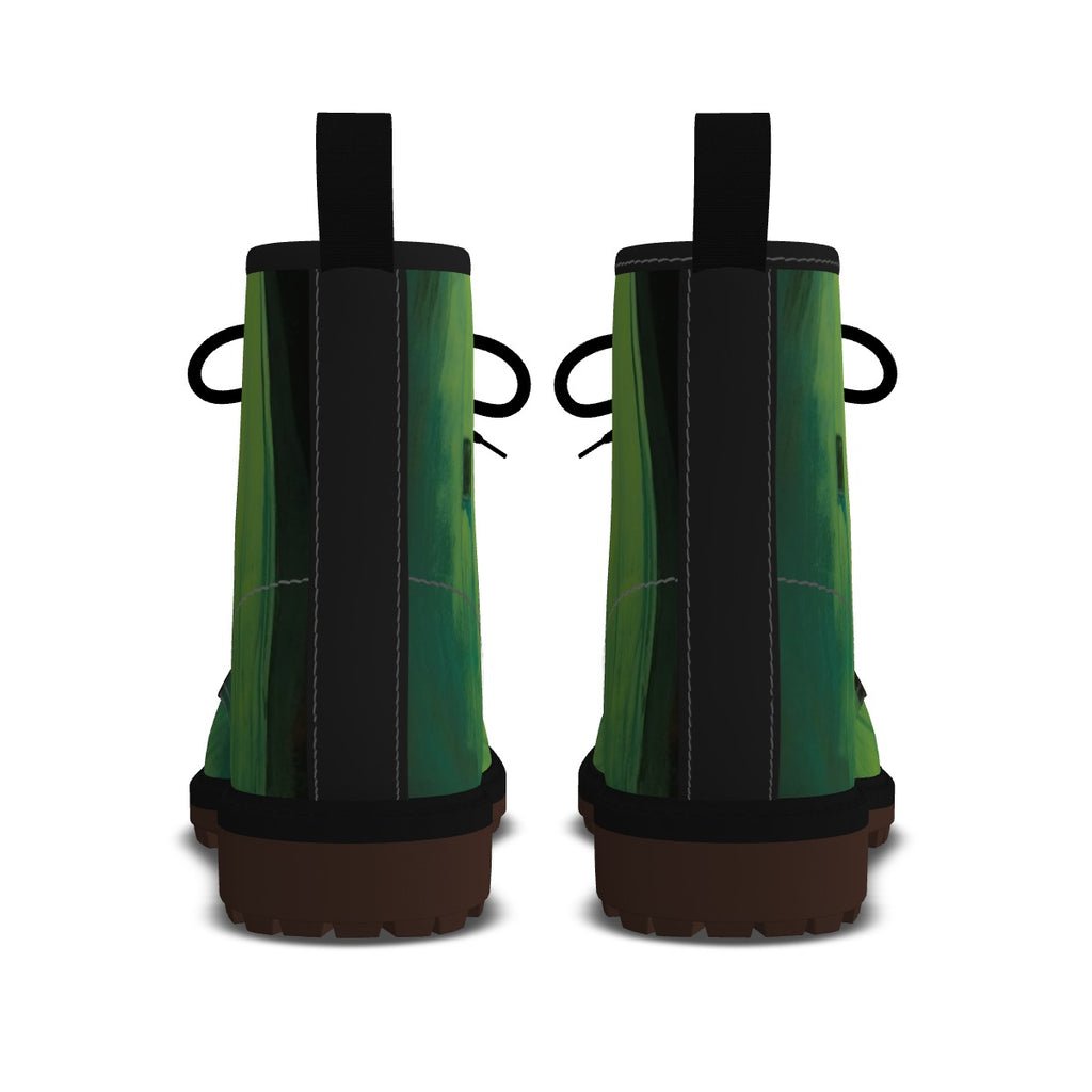 All-Over Print Men's Martin Short Boots