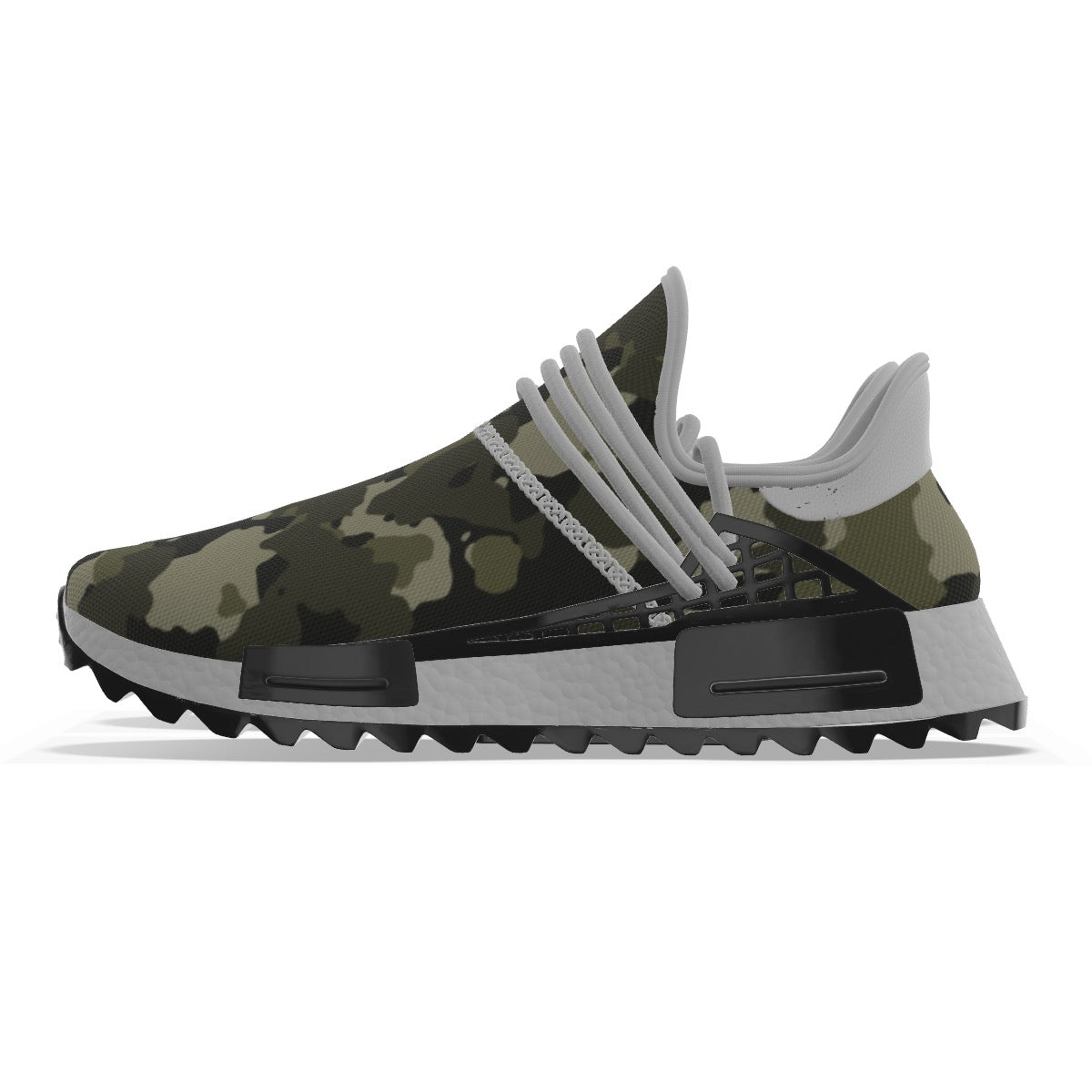 All-Over Print Men's Mesh Sneakers