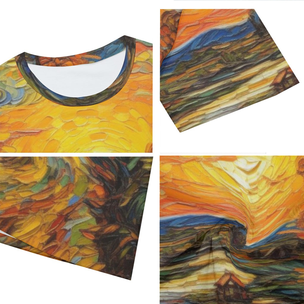 All-Over Print Men's O-Neck T-Shirt | 190GSM Cotton