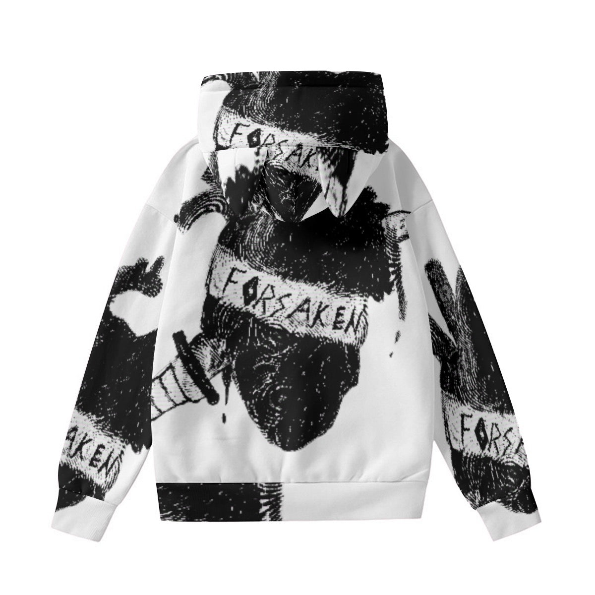 All-Over Print Women’s Hoodie With Decorative Ears