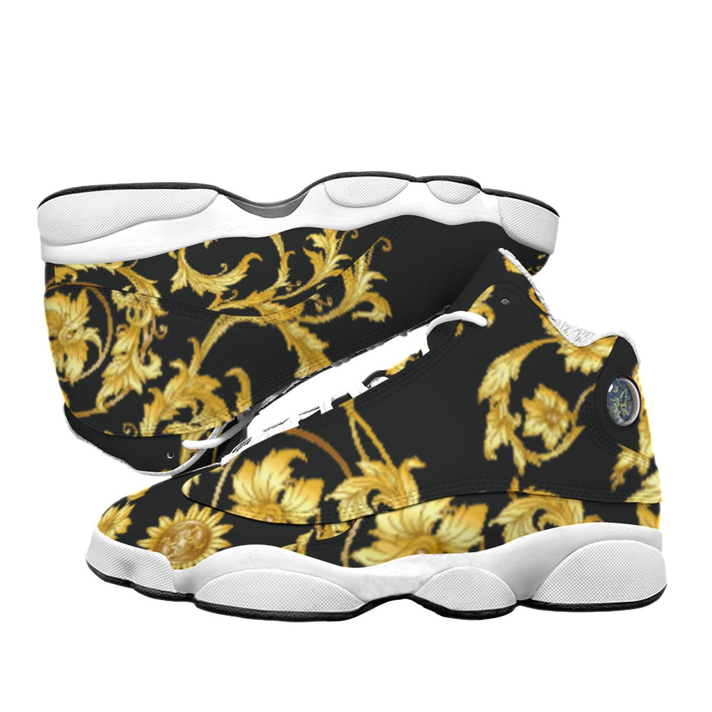Men's Curved Basketball Shoes With Thick Soles