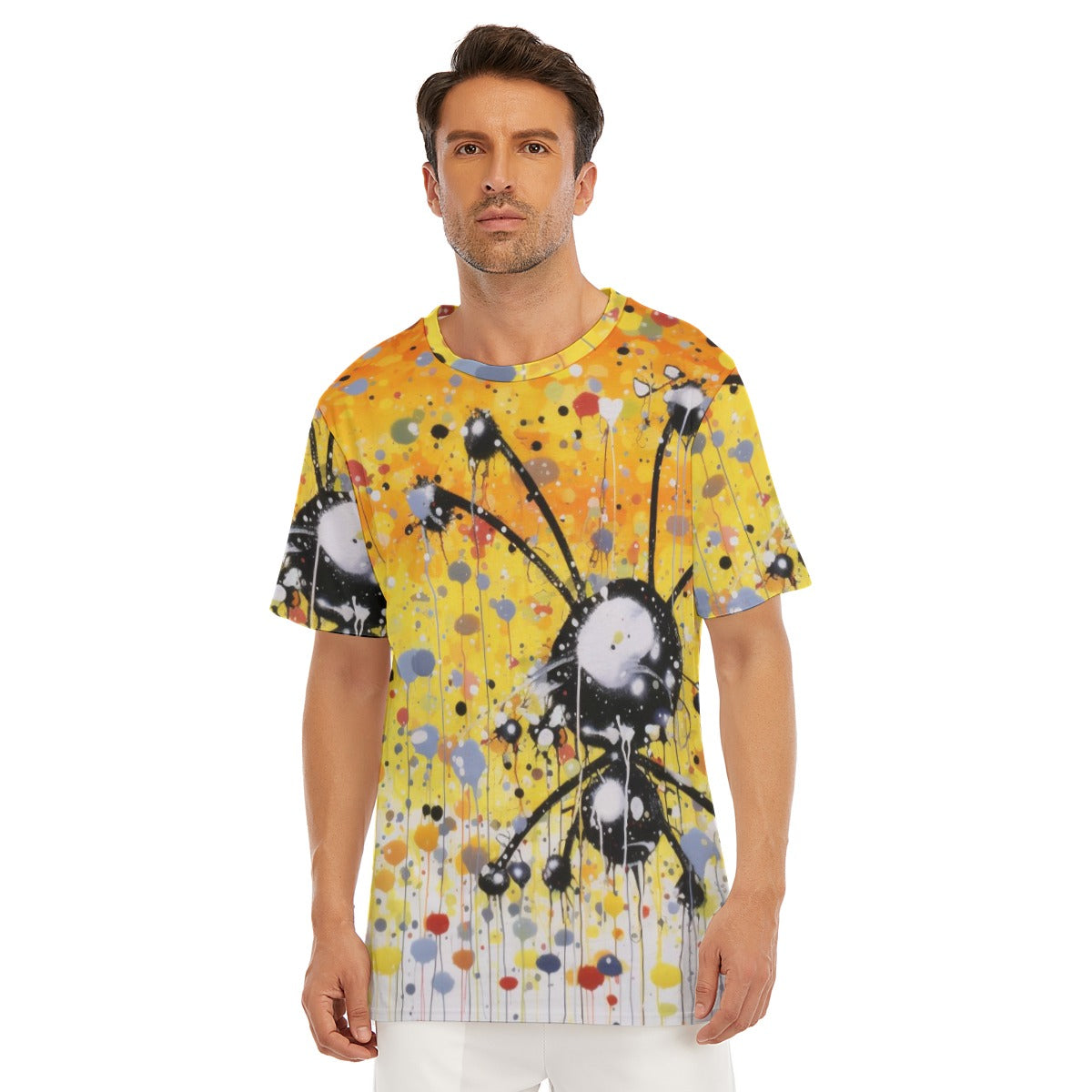 All-Over Print Men's O-Neck T-Shirt | 190GSM Cotton