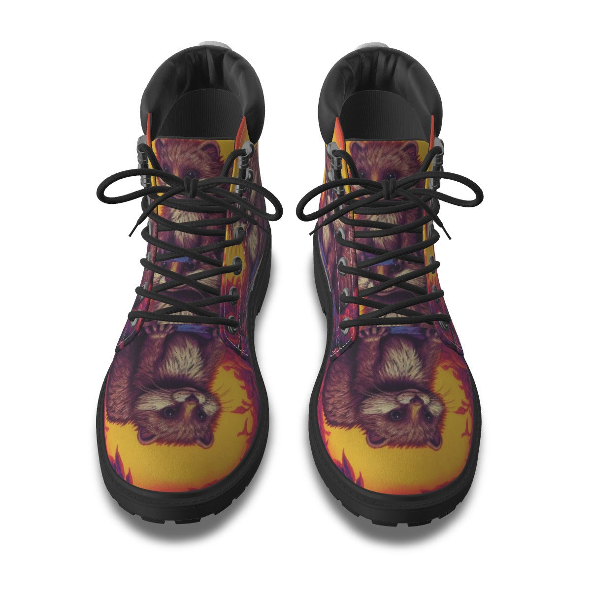All-Over Print Men's Short Boots