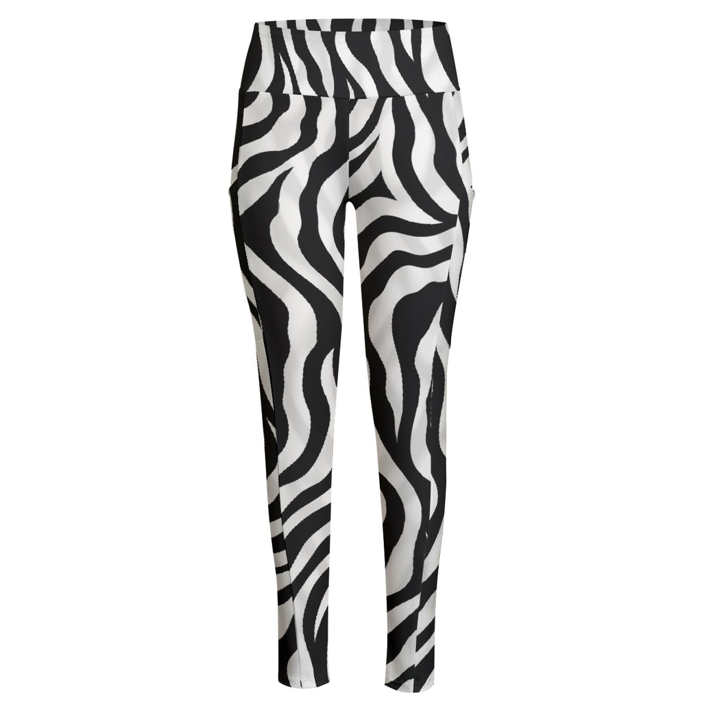 All-Over Print Women's High Waist Leggings With Side Pocket
