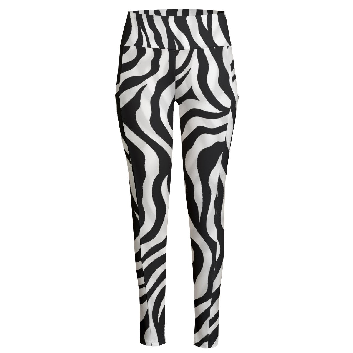 All-Over Print Women's High Waist Leggings With Side Pocket