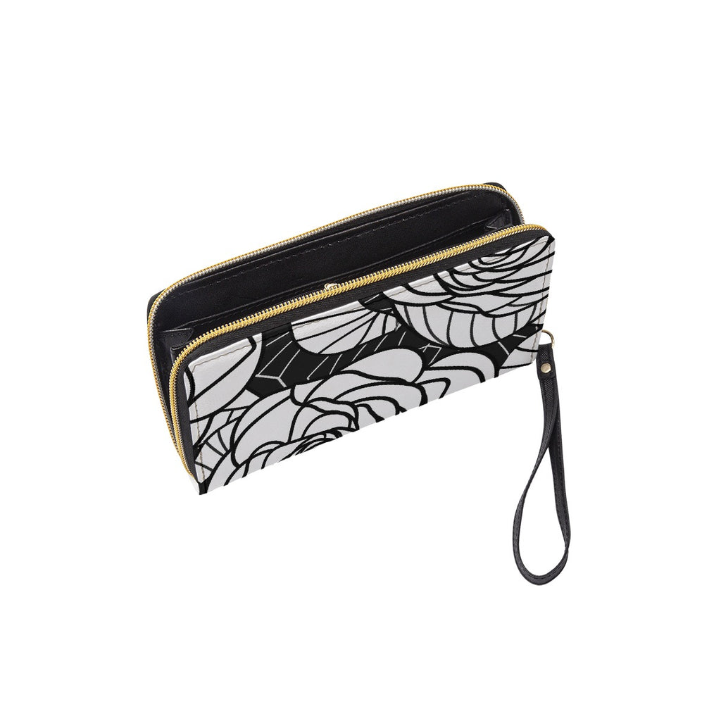 Long Wallet With Black Hand Strap