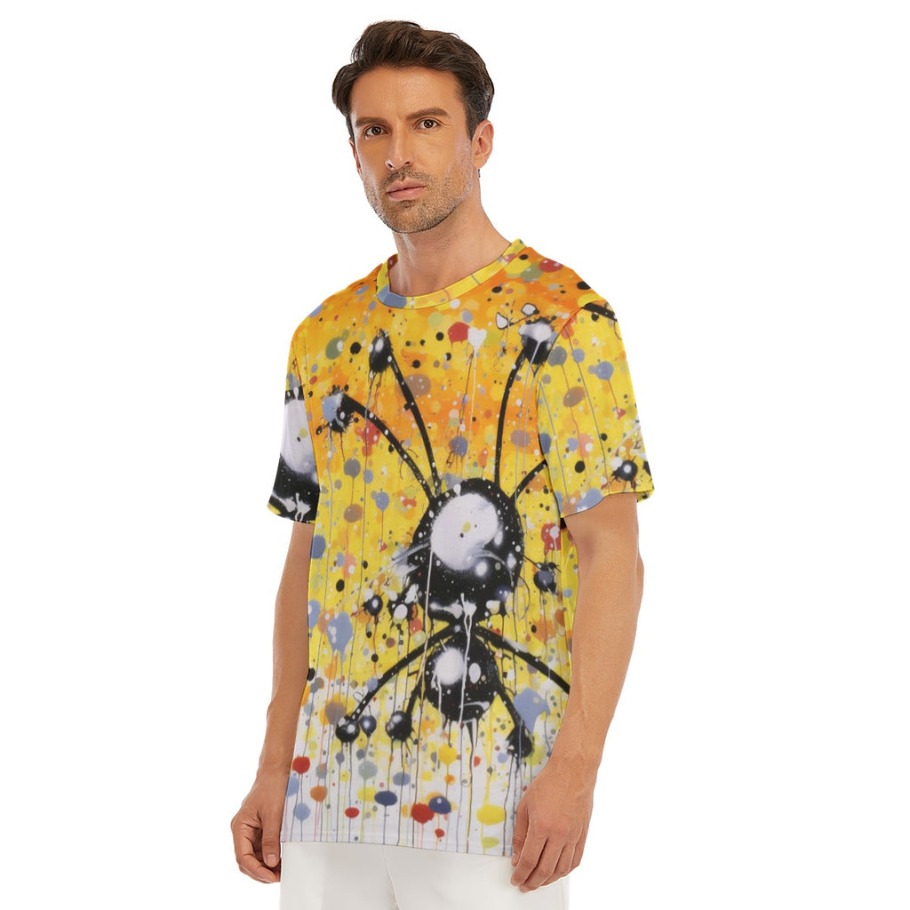 All-Over Print Men's O-Neck T-Shirt | 190GSM Cotton