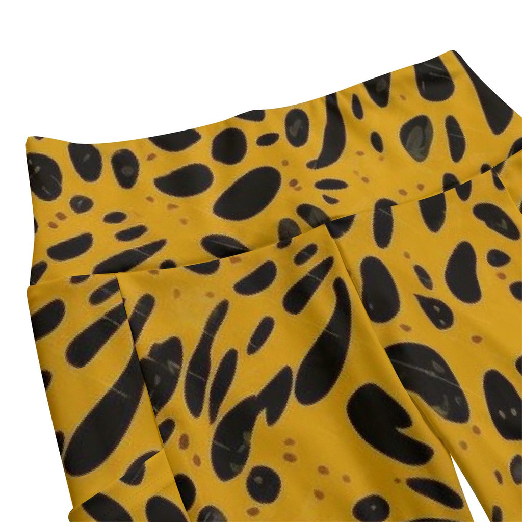 All-Over Print Women's High Waist Leggings With Side Pocket