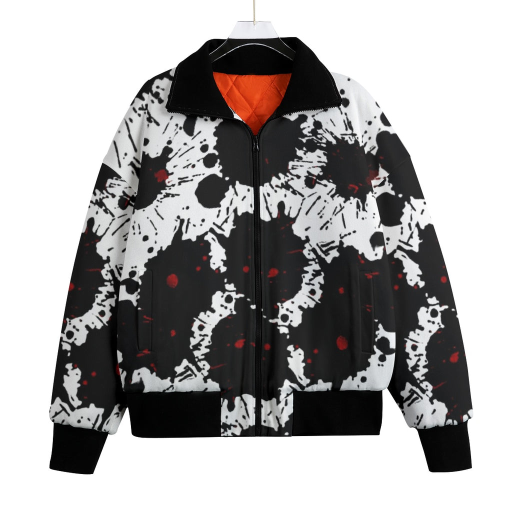 All-Over Print Unisex Knitted Fleece Lapel Outwear