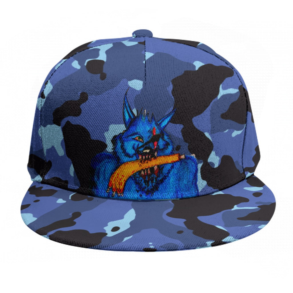Baseball Cap With Flat Brim