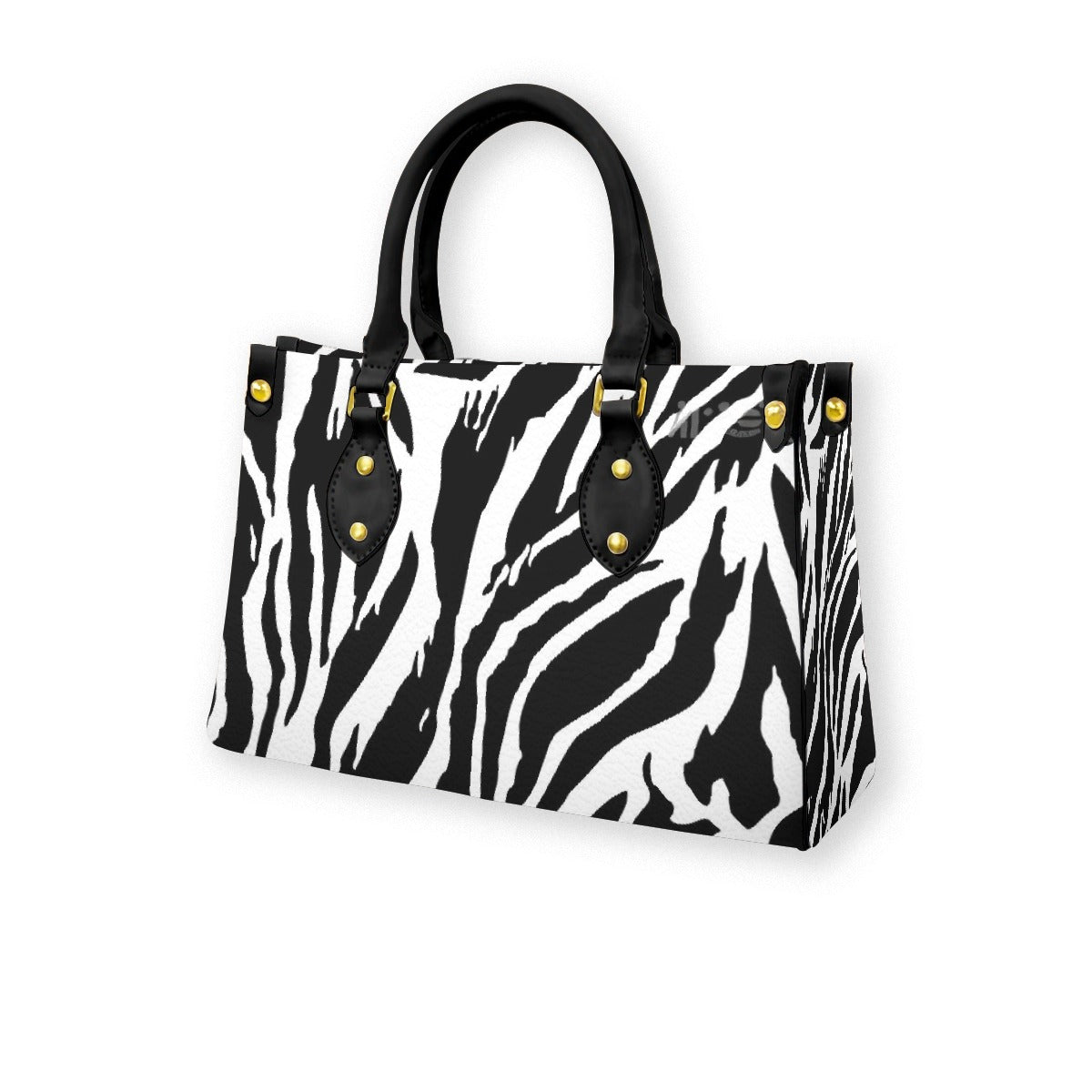 Women's Tote Bag With Black Handle