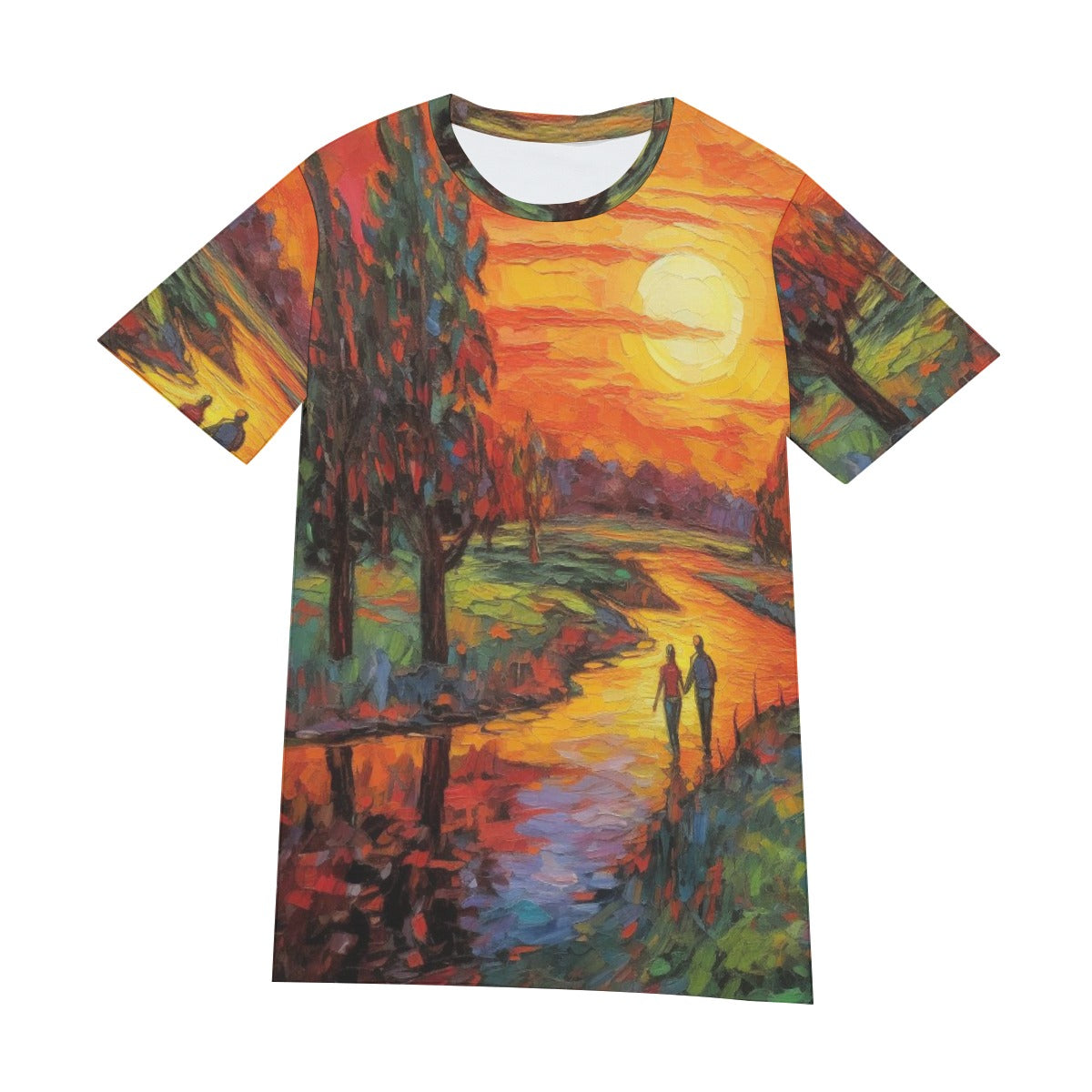 All-Over Print Men's O-Neck T-Shirt | 190GSM Cotton