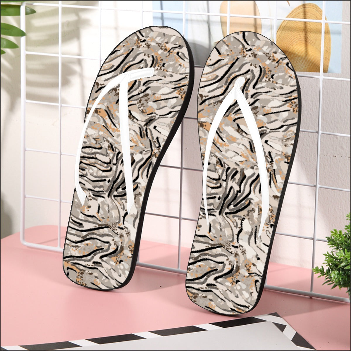 All-Over Print Women's Flip Flops