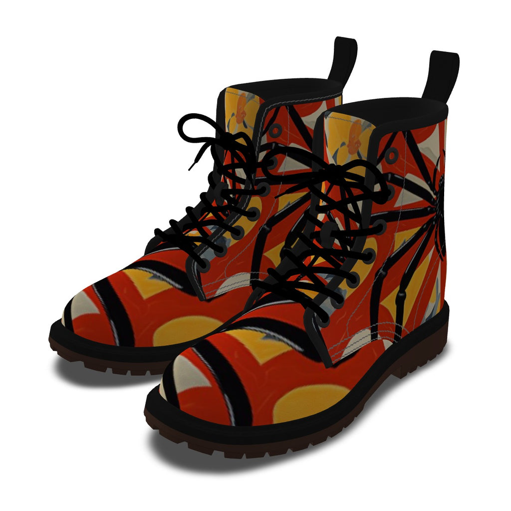 All-Over Print Men's Martin Short Boots