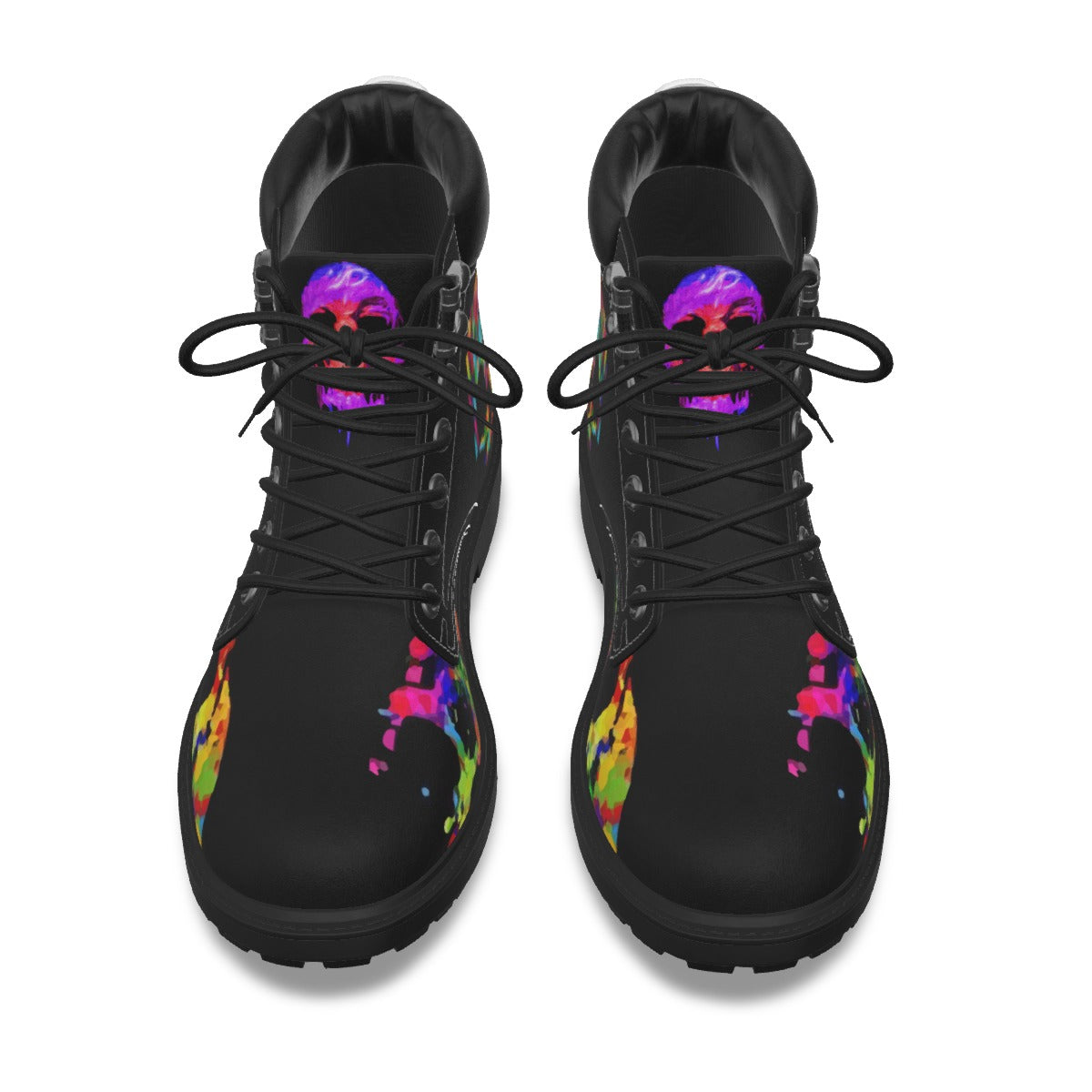 All-Over Print Men's Short Boots