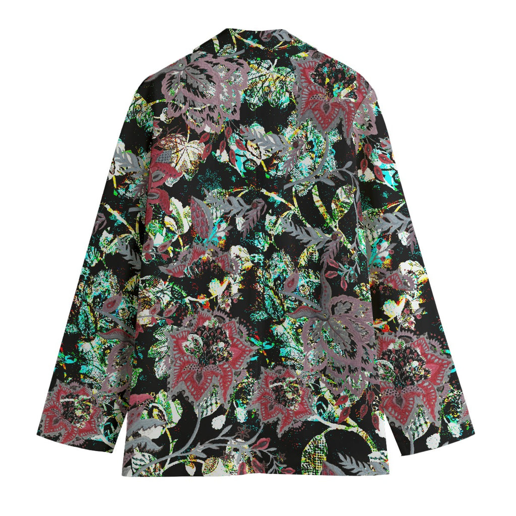 All-Over Print Women's Leisure Blazer | 245GSM Cotton