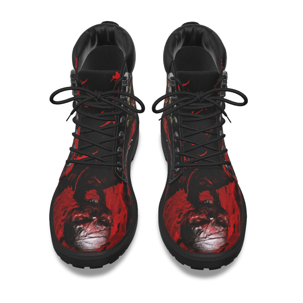 All-Over Print Men's Short Boots