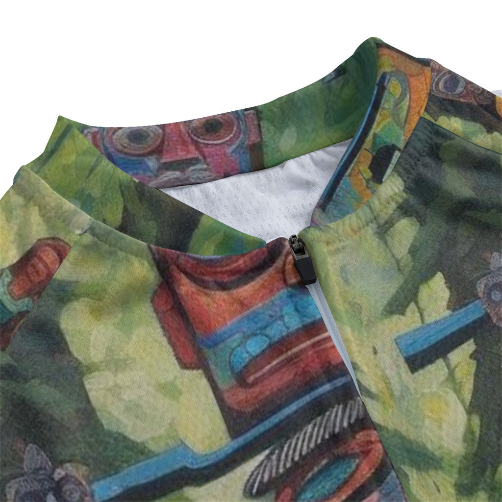 All-over Print  Women's Raglan Cycling Jersey