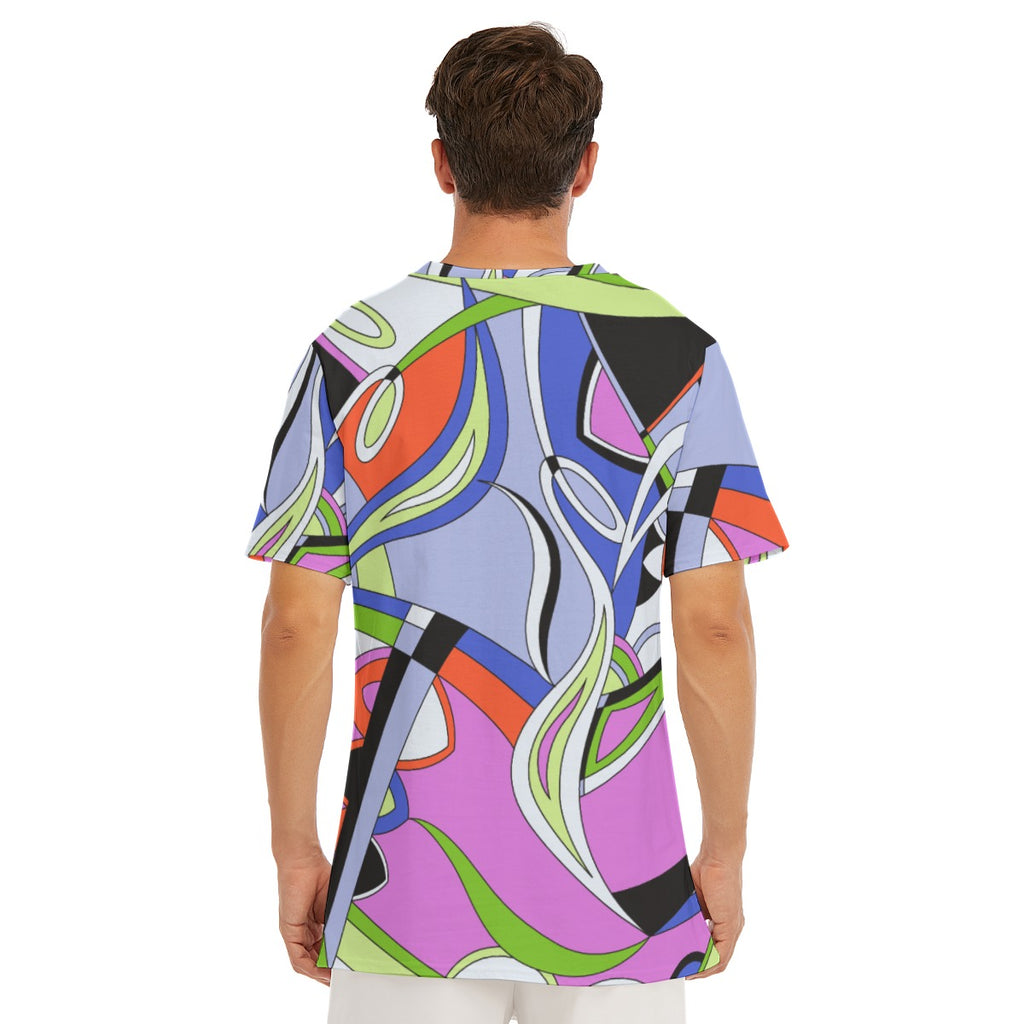 All-Over Print Men's O-Neck T-Shirt | 190GSM Cotton