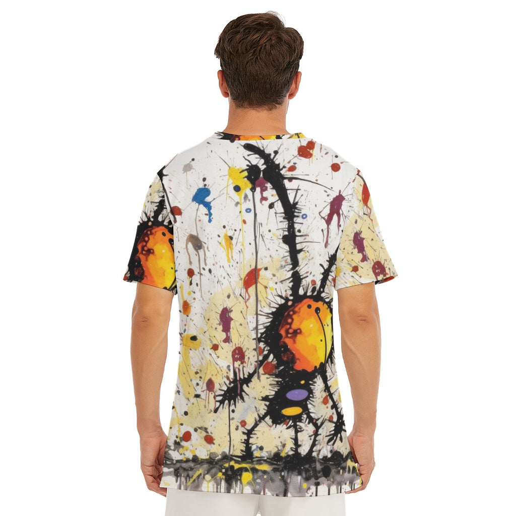 All-Over Print Men's O-Neck T-Shirt | 190GSM Cotton